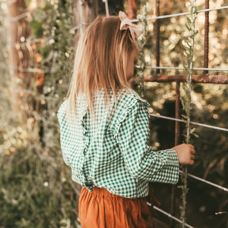 Greta Blouse- Gingham