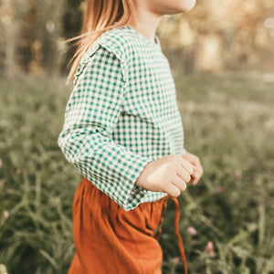 Greta Blouse- Gingham