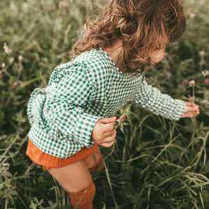 Greta Blouse- Gingham