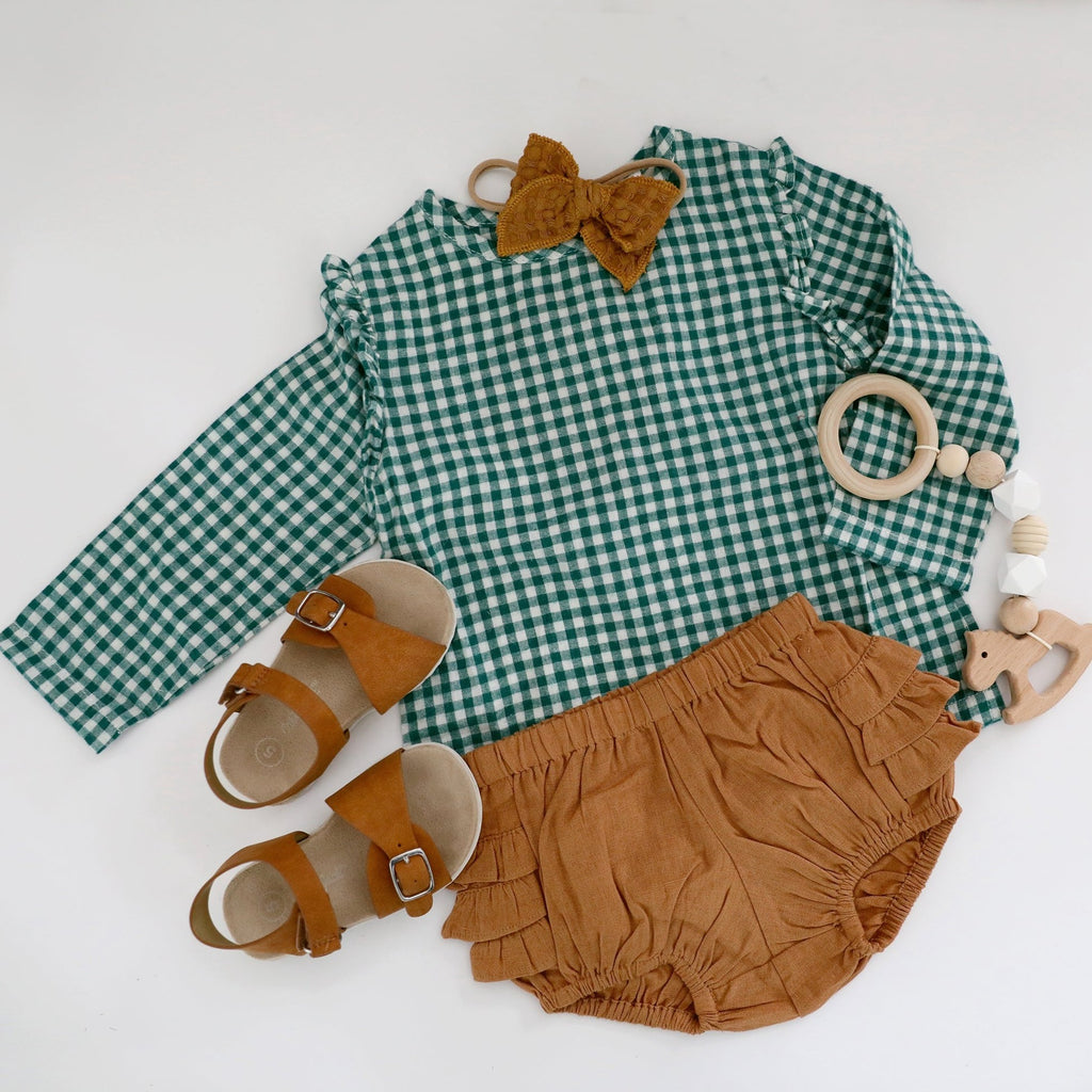 Greta Blouse- Gingham